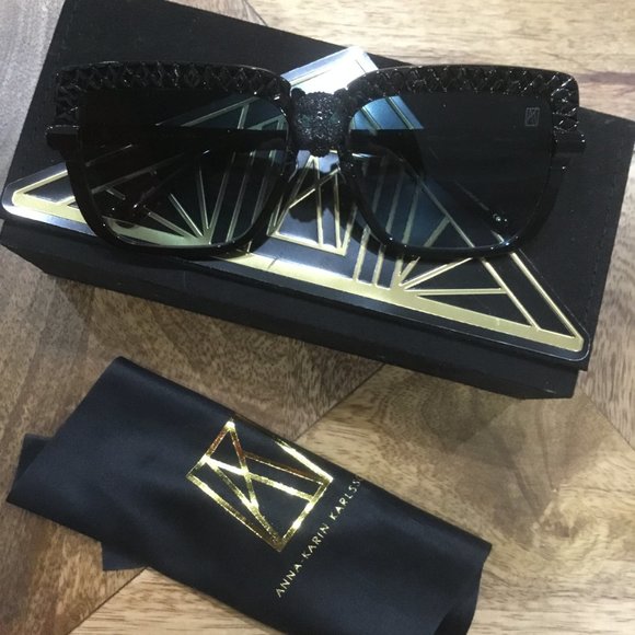 Anna-Karin Karlsson crystal Panther sunglasses New $3200.00 main image 3